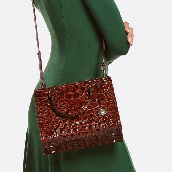 ✅ Brahmin CAMI EVERLASTING ENCORE Melbourne Leather Satchel ✨NWT, COA, DUST BAG - Picture 12 of 17